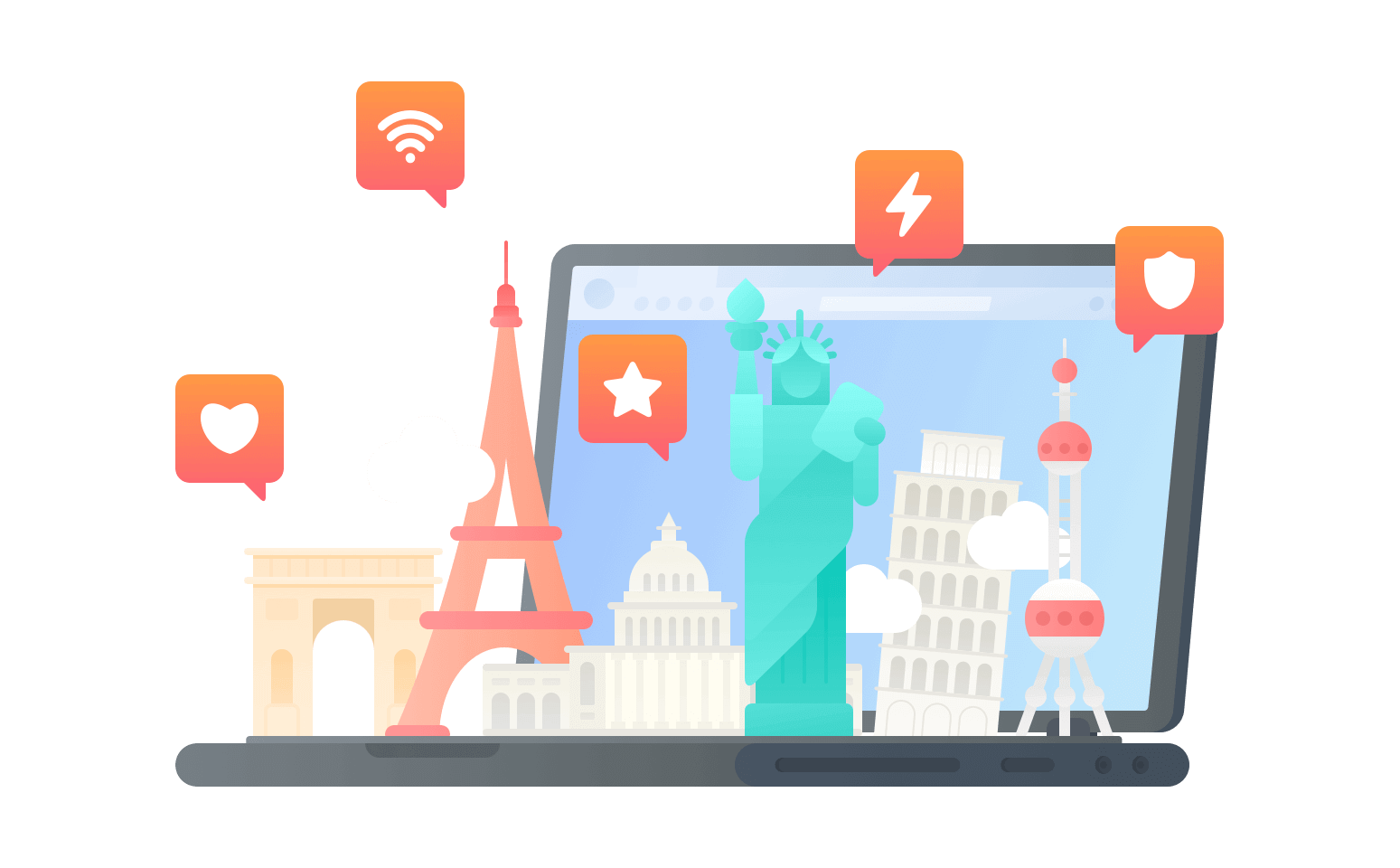 在中立区连接到中国的软件 - 返华VPN
